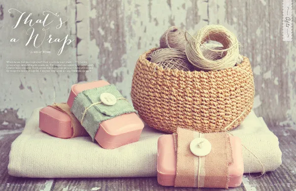 Stampington Willow and Sage Winter 2016 blad digitalutgave hudpleie