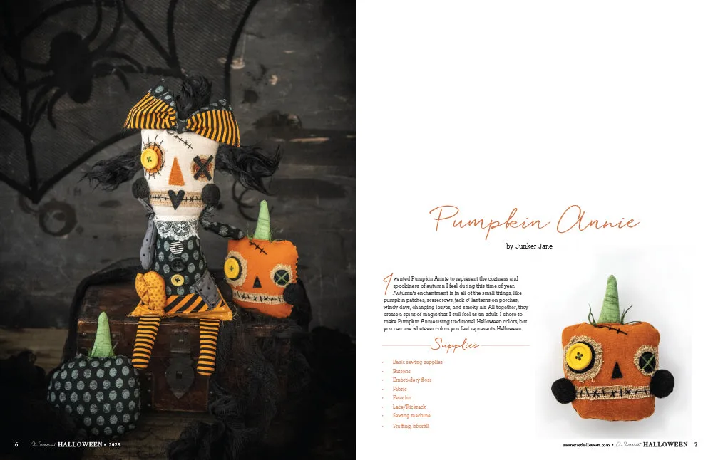 Stampington A Somerset Halloween Volume 2 blad 144 sider halloween