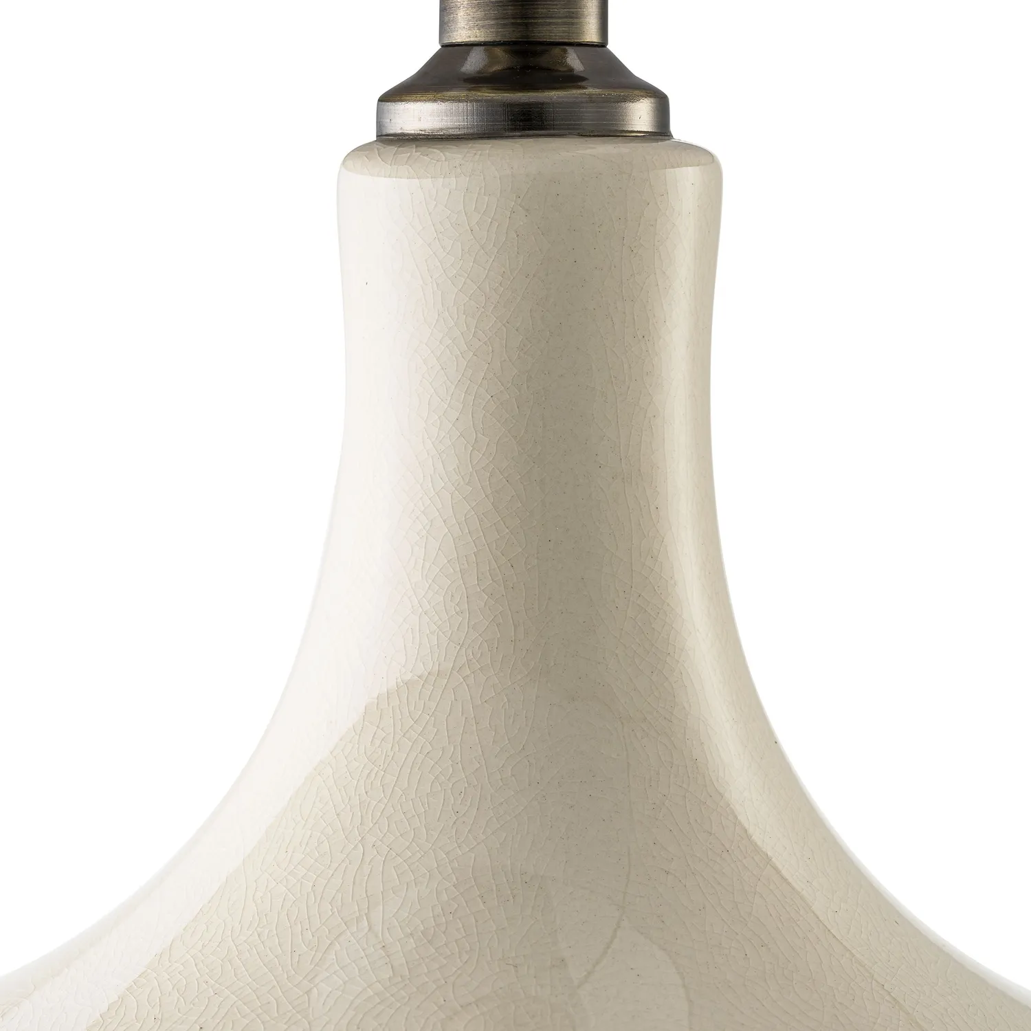 Imagicasa Jones bordlampe hvit keramikk messing