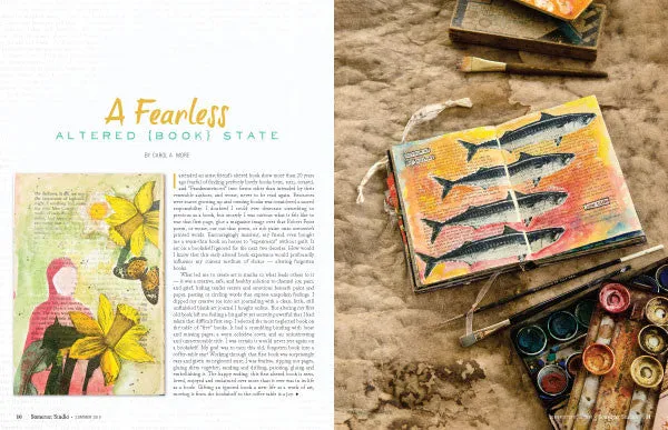 Stampington Somerset Studio Summer 2019 blad PDF boknummer