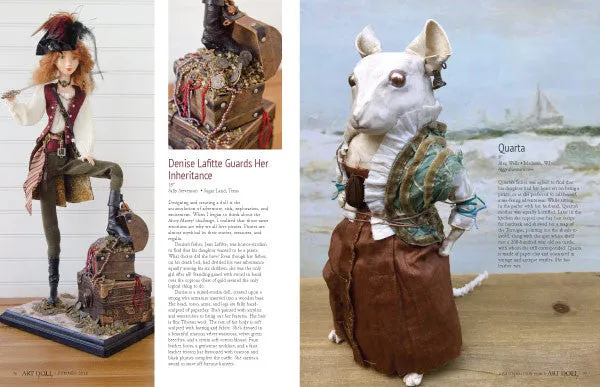 Stampington Art Doll Quarterly Summer 2018 blad PDF-nedlasting