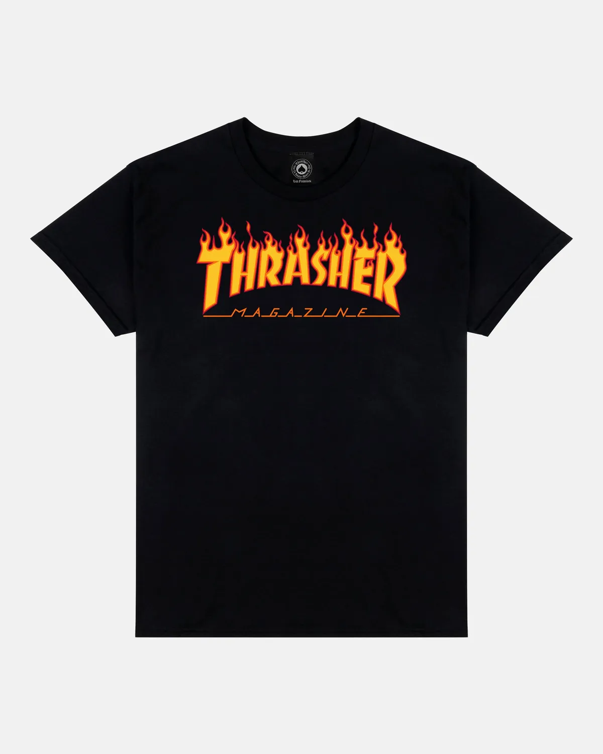 Thrasher Flame t-skjorte svart bomull