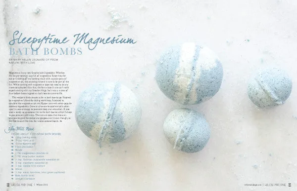 Willow and Sage Winter 2019 blad digital vinterhudpleie