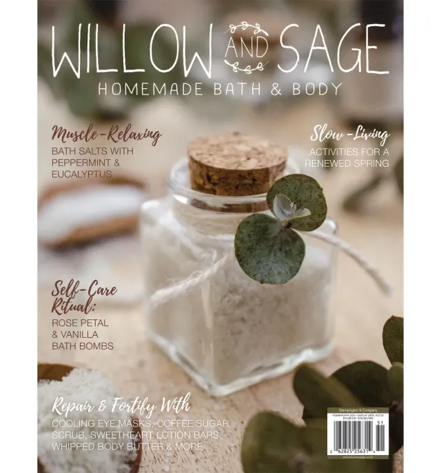 Stampington Willow and Sage Spring 2020 blad digital utgave naturpleie
