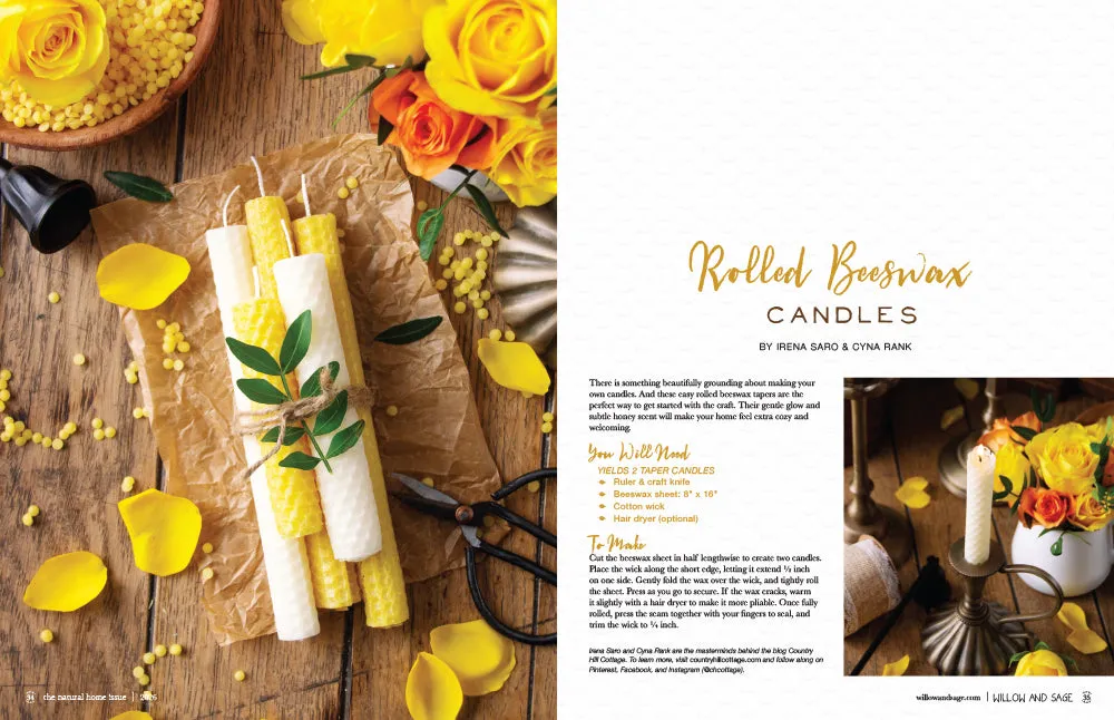 Stampington Willow and Sage Volume 7 blad naturvask