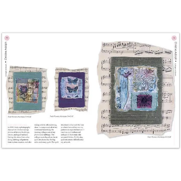 Stampington Material Visions bok miniature quilts 144 sider