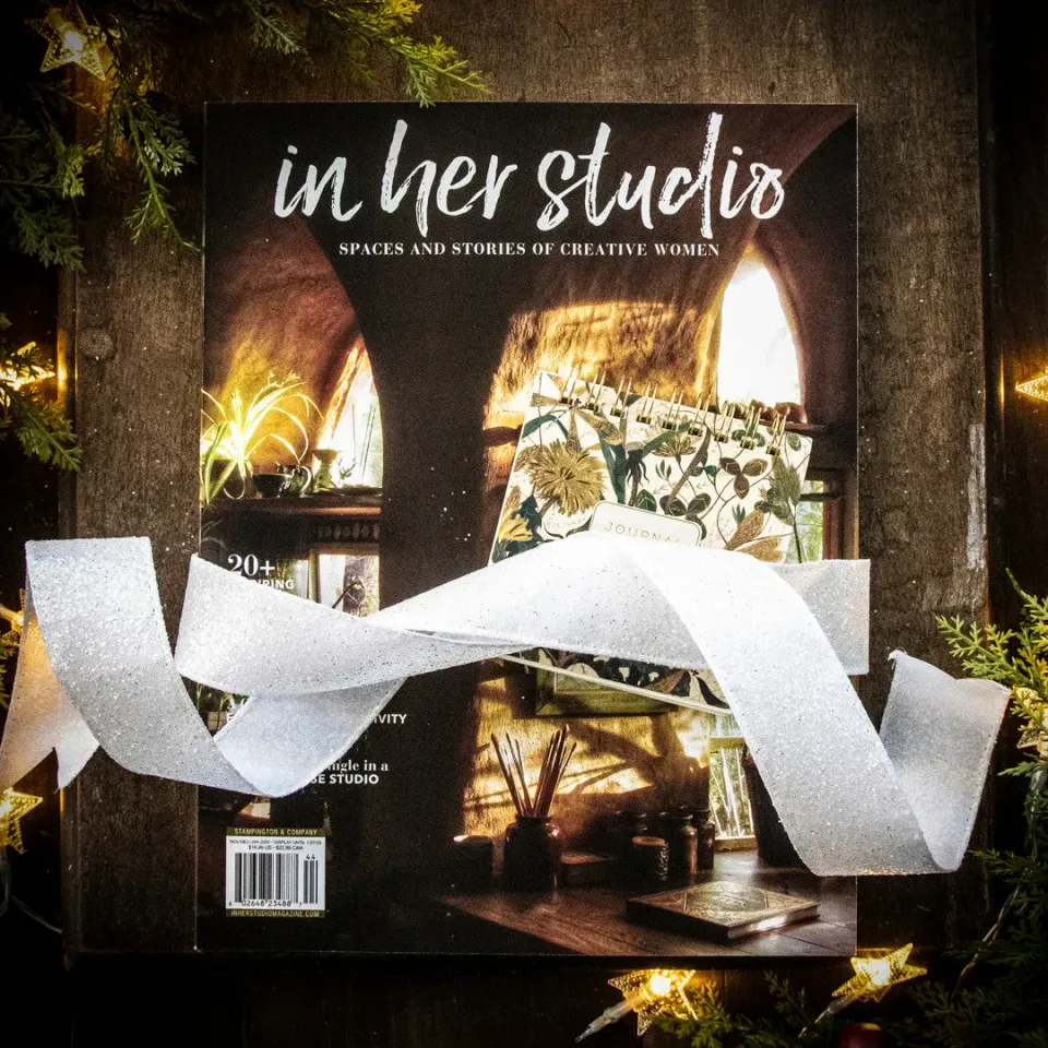 In Her Studio Winter 2025 gavepakke blad + journal