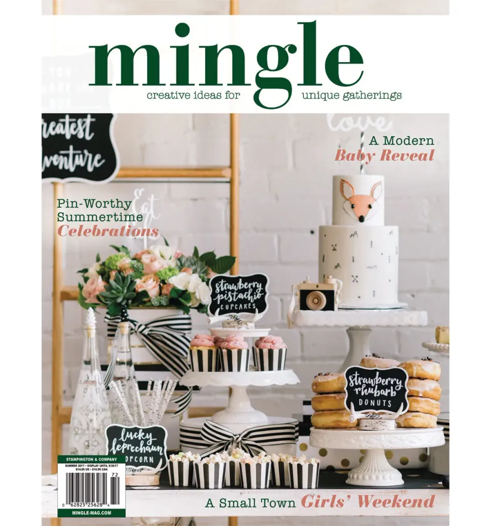 Stampington Mingle Summer 2017 blad festideer sommerfest