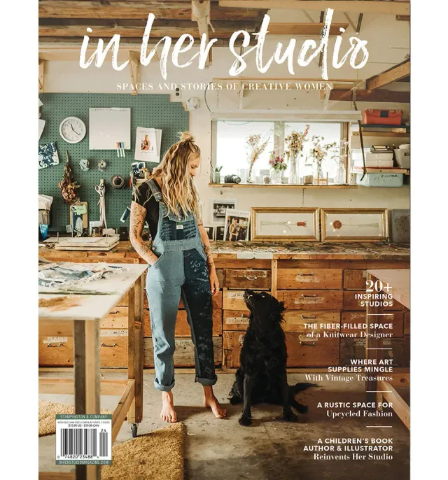 Stampington In Her Studio Winter 2023 bladet 160 sider