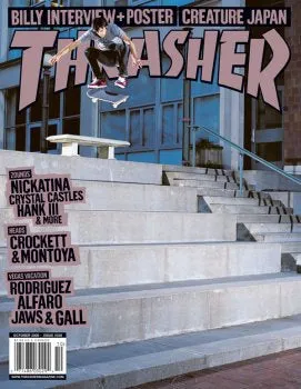 Thrasher oktober 2008 blad enkeltutgave med poster