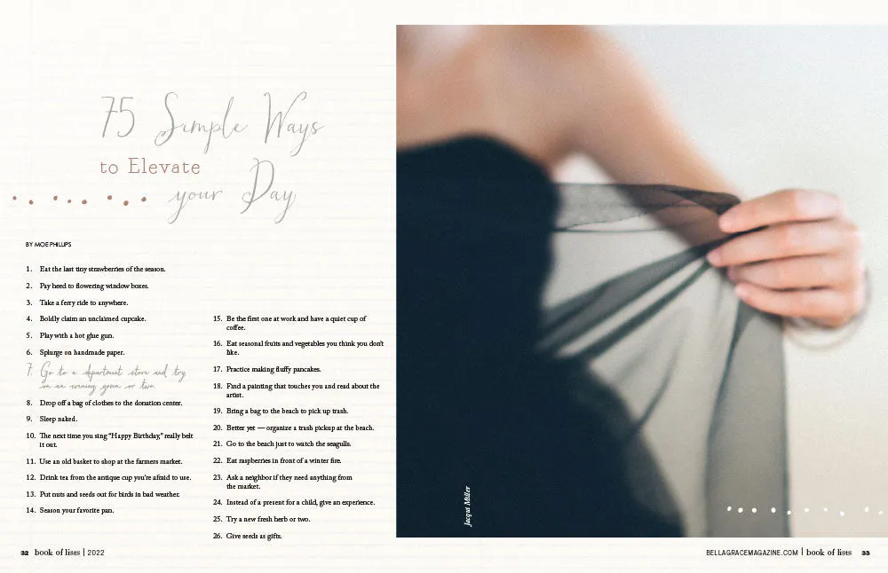 Stampington Bella Grace Book of Lists Vol 1 digital