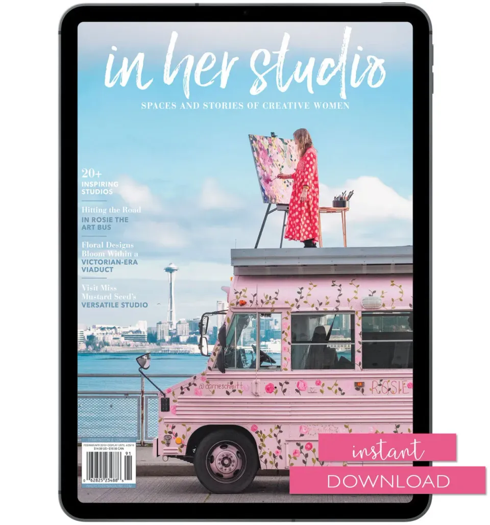 Stampington In Her Studio Spring 2019 blad PDF-nedlasting