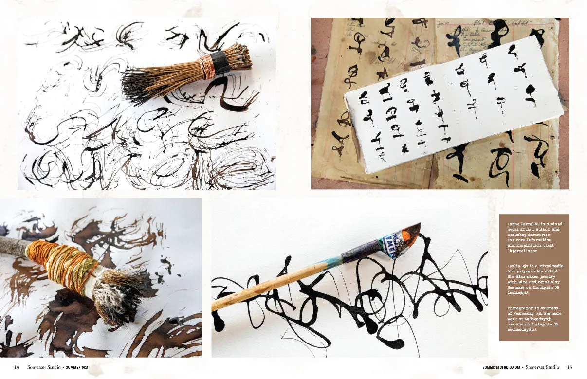 Stampington Somerset Studio Summer 2021 blad PDF mixed-media