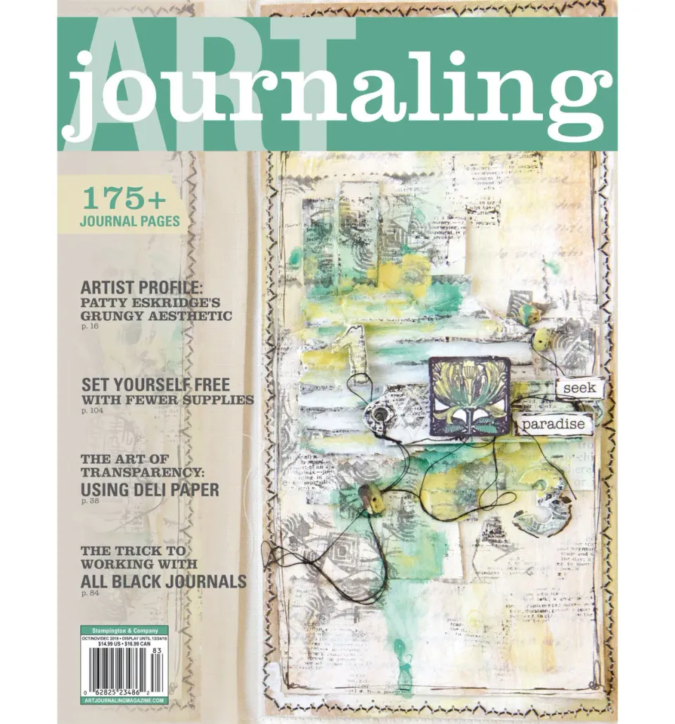 Stampington Art Journaling Autumn 2018 blad digital
