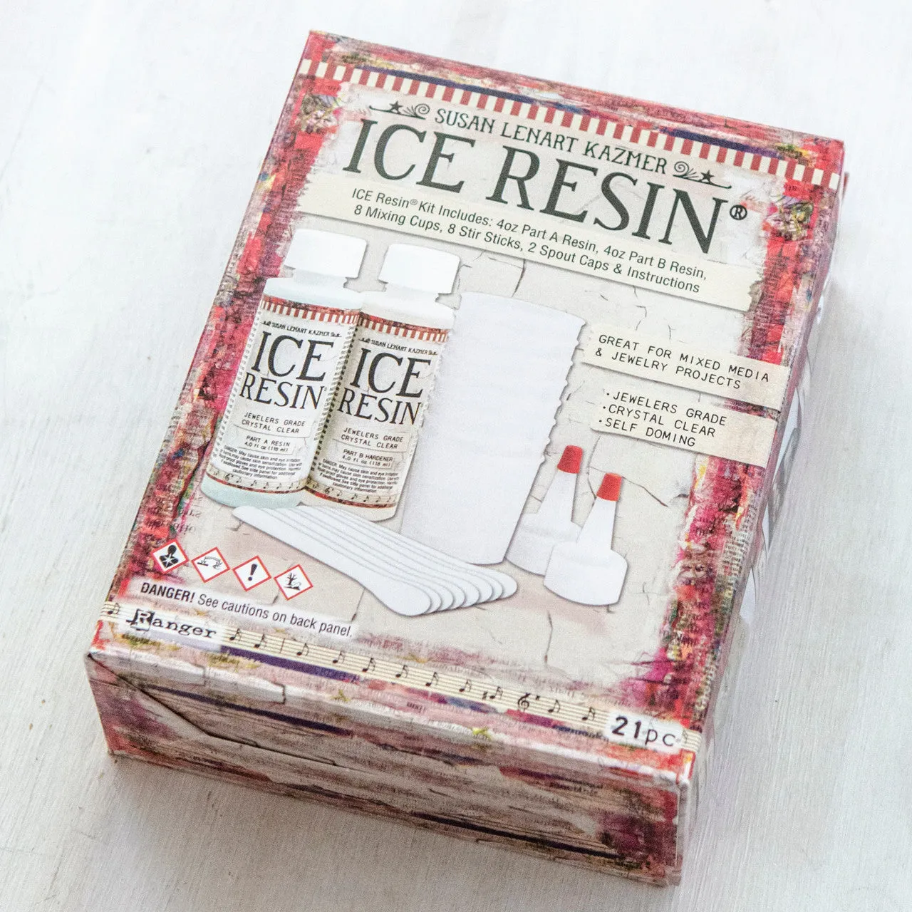 Stampington Ice Resin 8 oz kit smykkestøp