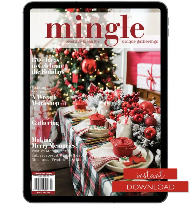 Stampington Mingle Autumn 2022 blad PDF-utgave høstfest