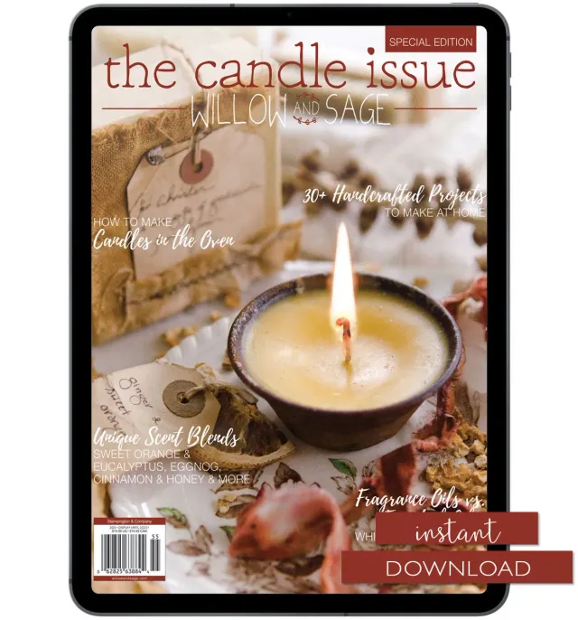 Stampington The Candle Issue Volume 2 blad PDF-nedlasting lysstøping