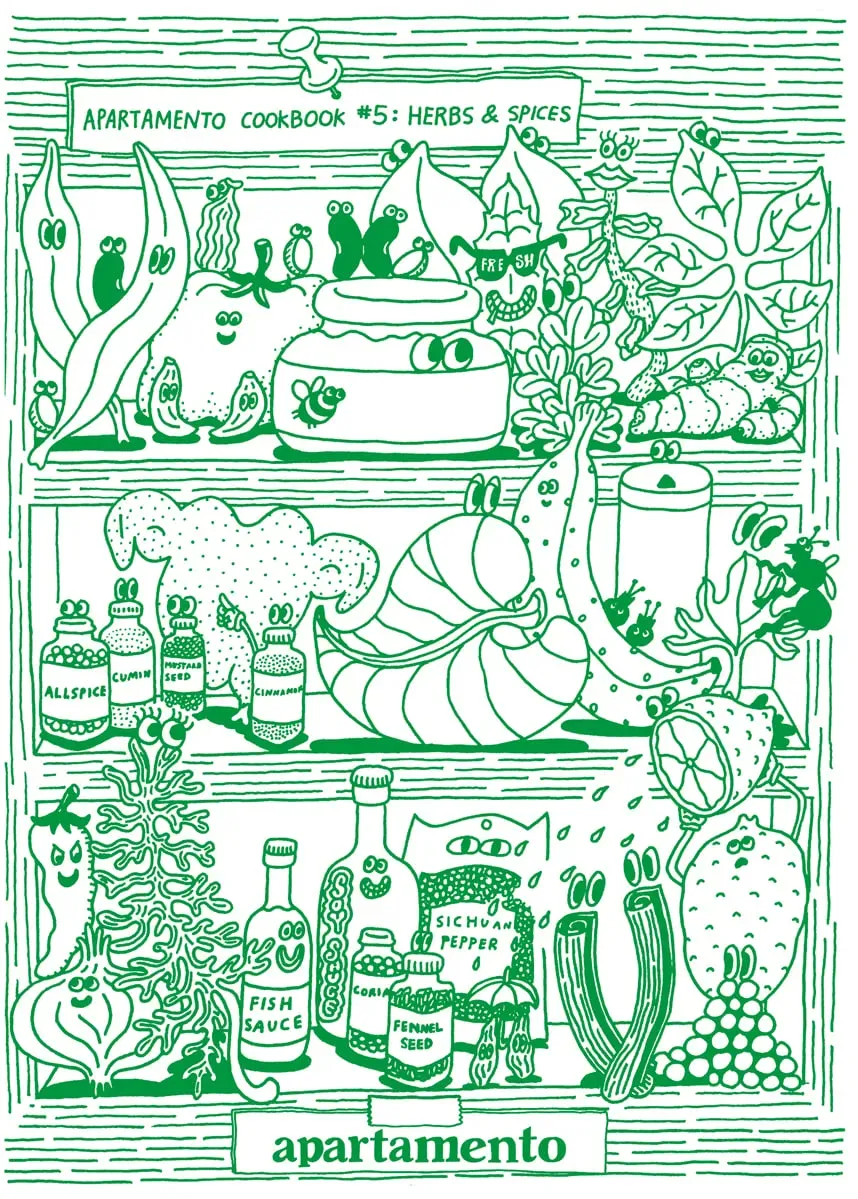 Apartamento Cookbook #5 bok urter og krydder