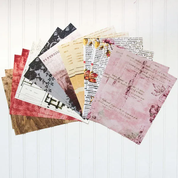 Stampington The Venetian Collection Maureen Blackman papirblokk 16 ark syrefri