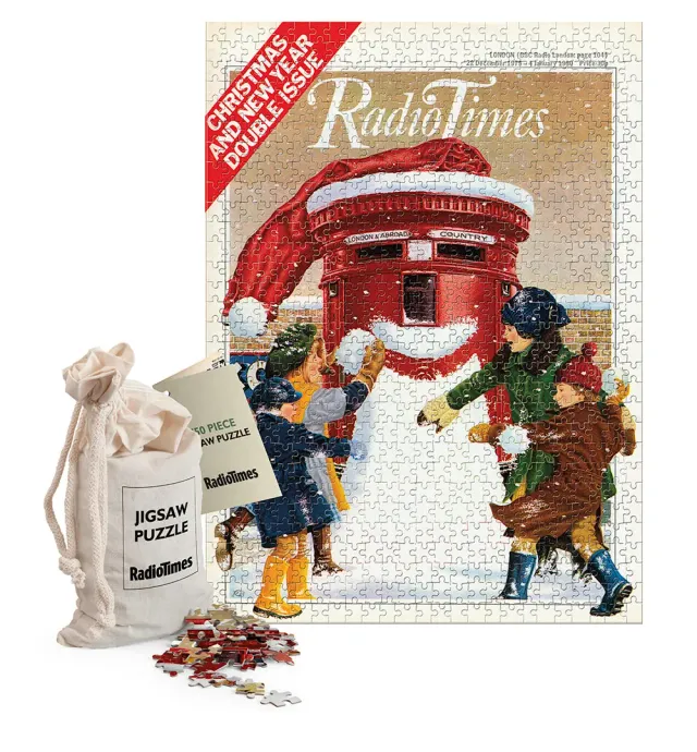 RadioTimes Christmas Jigsaw puslespill 750 brikker 1979