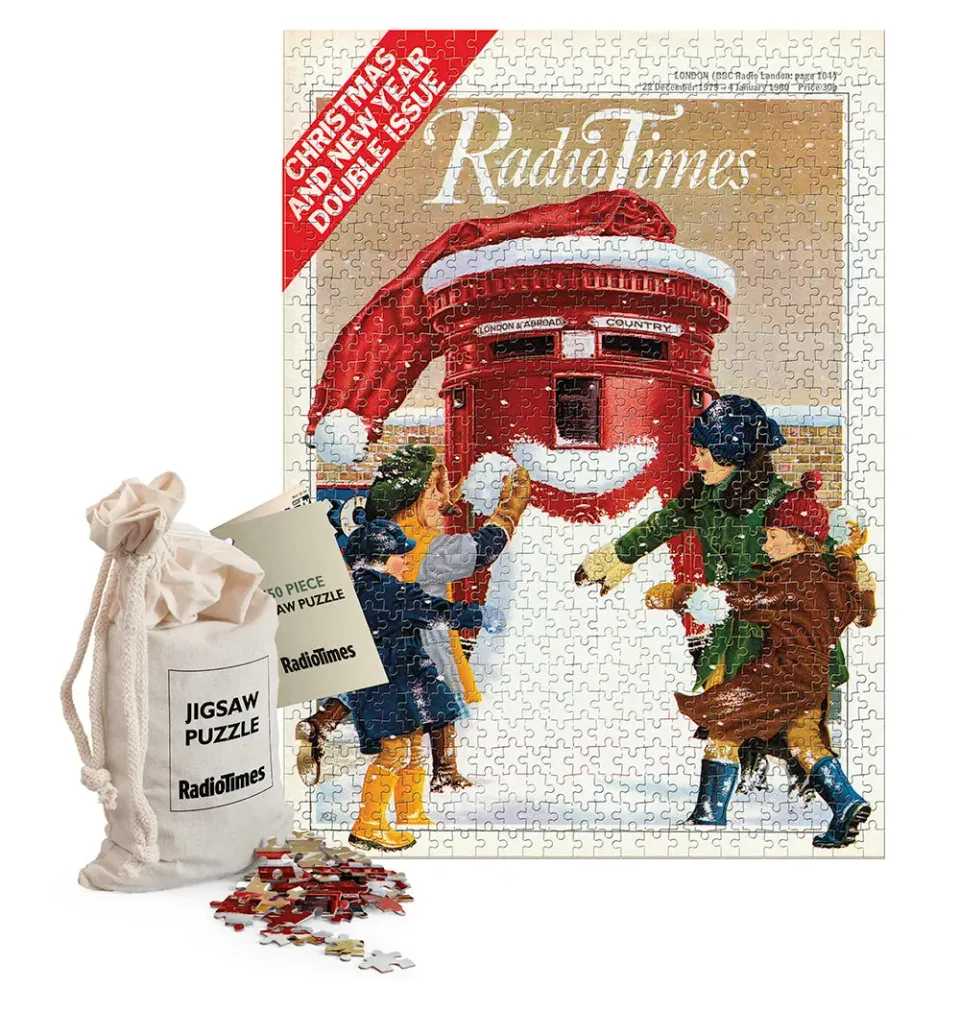 RadioTimes Christmas Jigsaw puslespill 750 brikker 1979