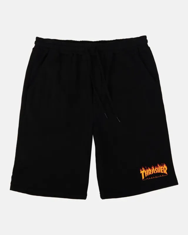 Thrasher Flame P.E. shorts fleece unisex