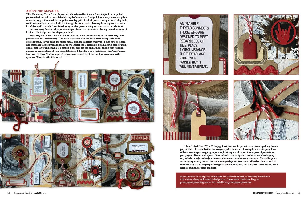 Stampington Somerset Studio Autumn 2026 blad PDF mixed-media