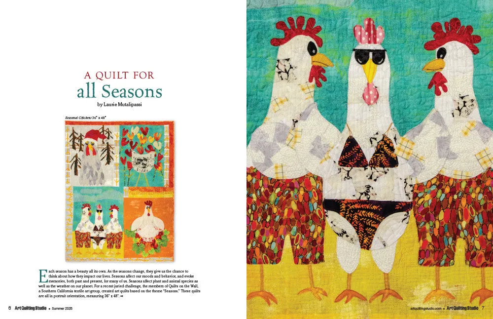 Stampington Art Quilting Studio Summer 2025 nedlasting