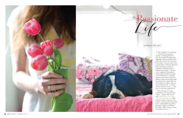 Stampington Bella Grace Issue 1 blad digital livsstil
