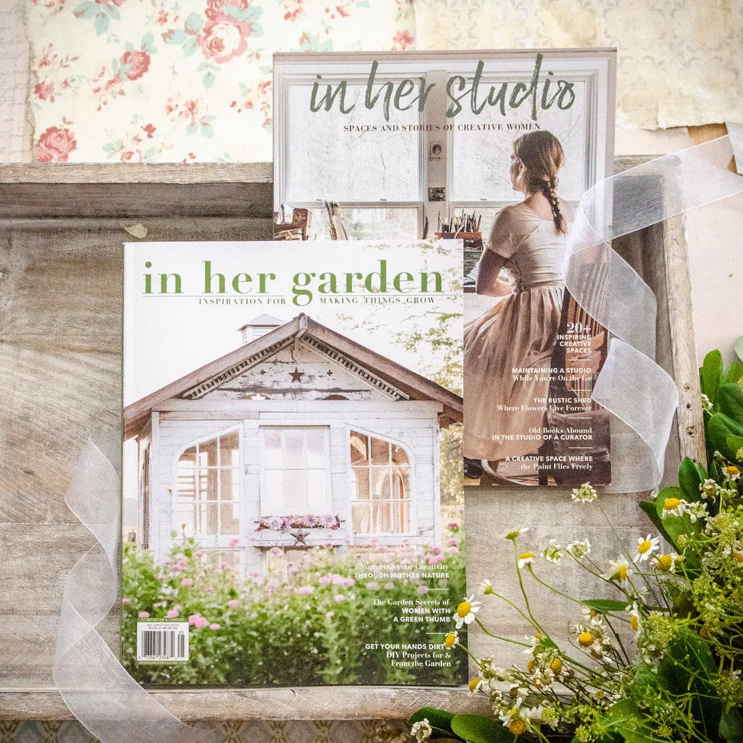 Stampington In Her Studio + Garden bundle 2 blad