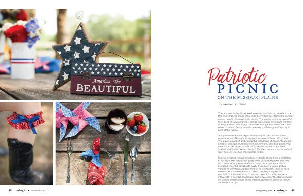 Stampington Mingle Summer 2017 blad festideer sommerfest