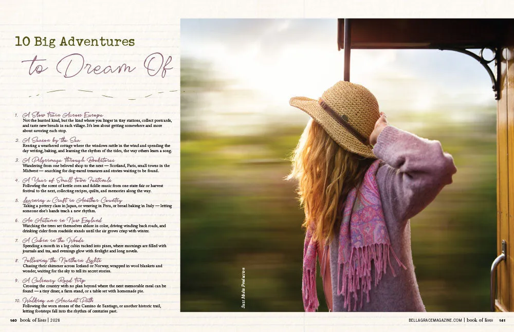 Stampington Bella Grace Book of Lists 4 blad digital lister