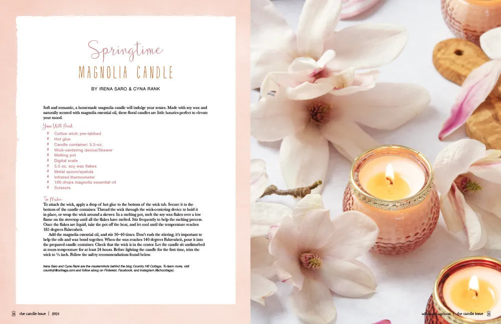 Stampington The Candle Issue Volume 4 lysblad 30 prosjekter