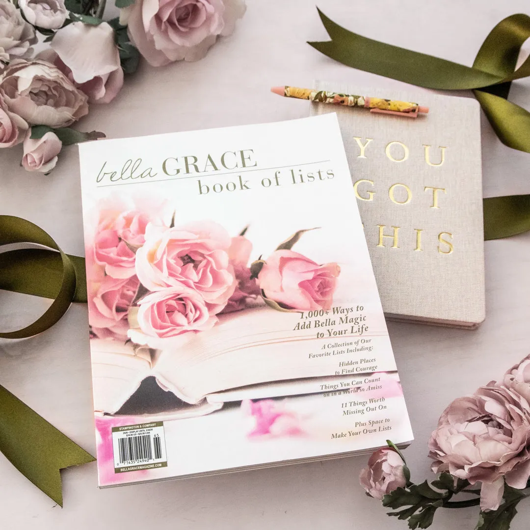 Stampington Bella Grace You Got This Book of Lists bundle journal penn
