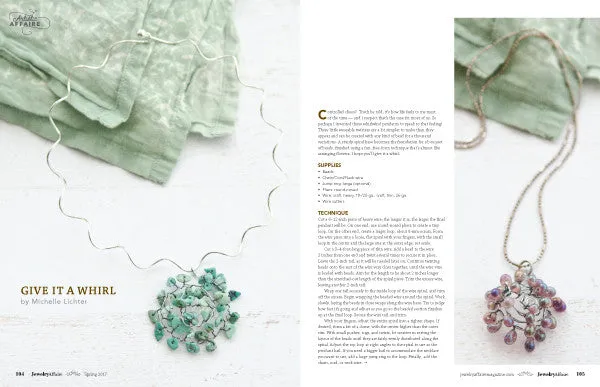 Stampington Jewelry Affaire Spring 2017 blad PDF-nedlasting