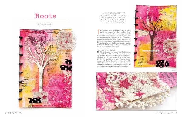 Stampington Art Journaling Winter 2019 digitalt blad PDF
