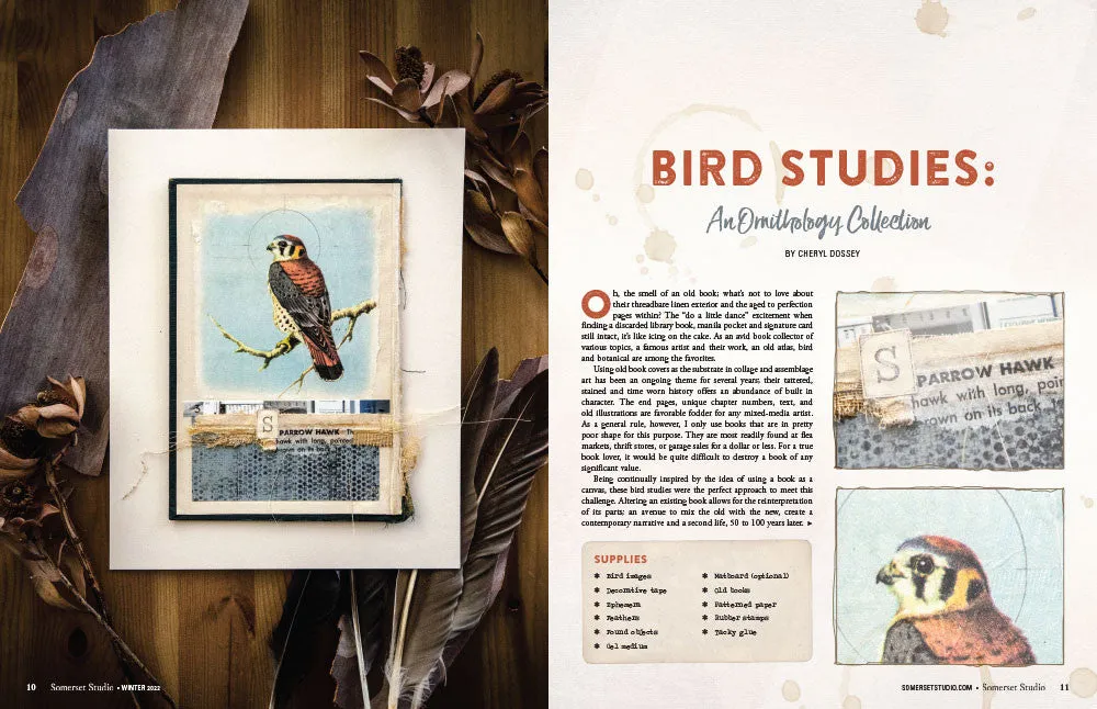 Stampington Somerset Studio Winter 2022 nedlasting mixed-media