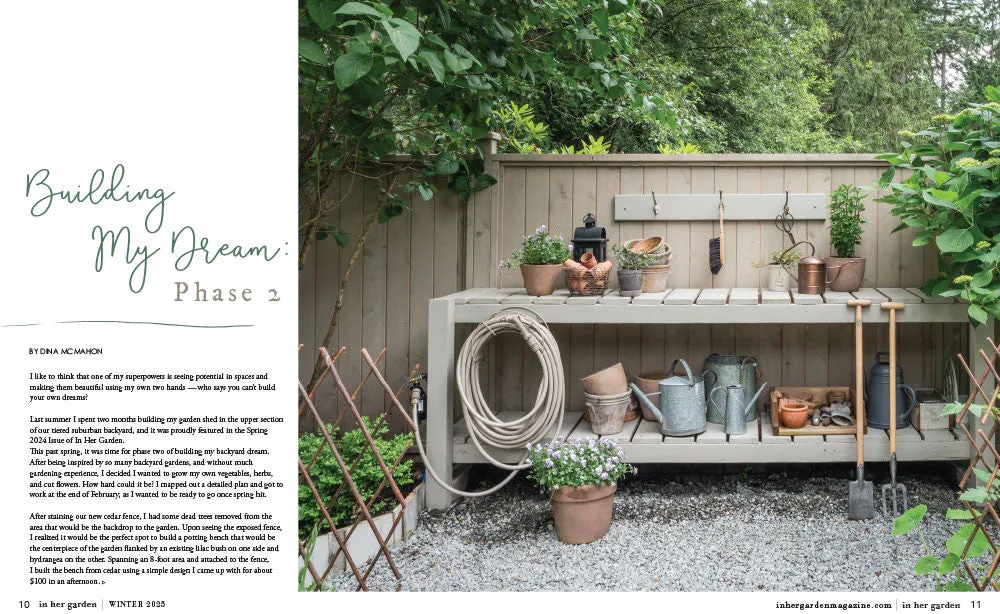Stampington In Her Garden Vinter 2025 e-blad PDF hage