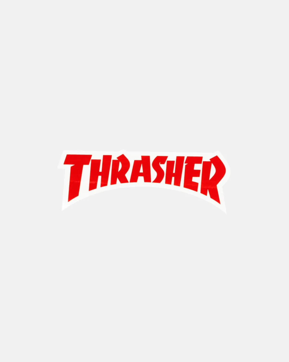 Thrasher Die Cut rød sticker skateboard-klistremerke
