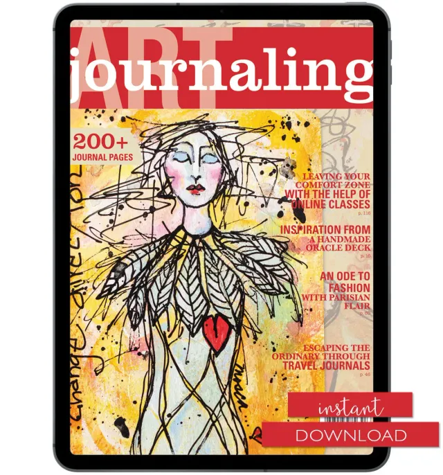 Stampington Art Journaling Autumn 2020 blad PDF