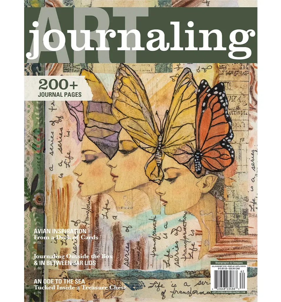 Stampington Art Journaling Summer 2026 magasin enkeltutgave art journal