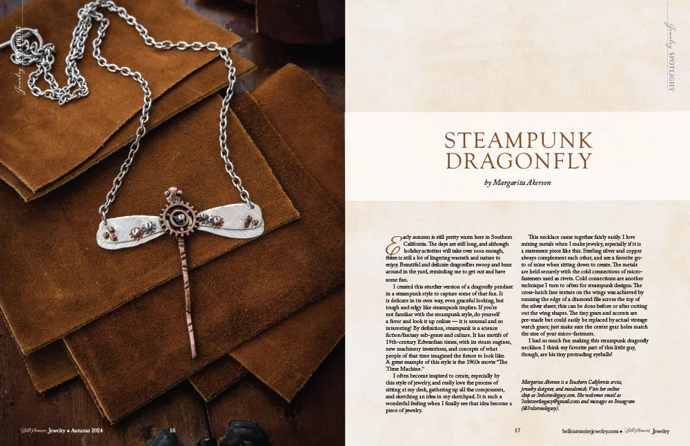 Stampington Belle Armoire Jewelry Autumn 2024 blad PDF smykker