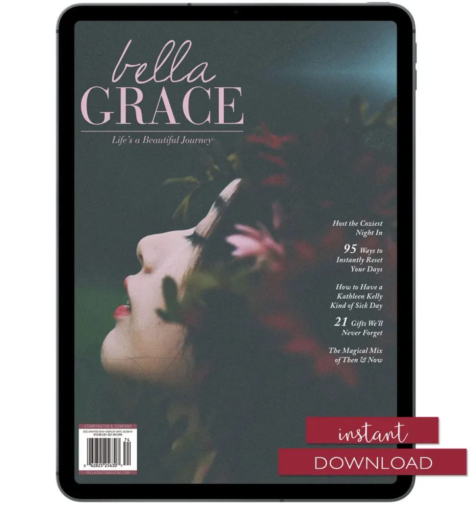 Stampington Bella Grace 14 blad digital PDF kos