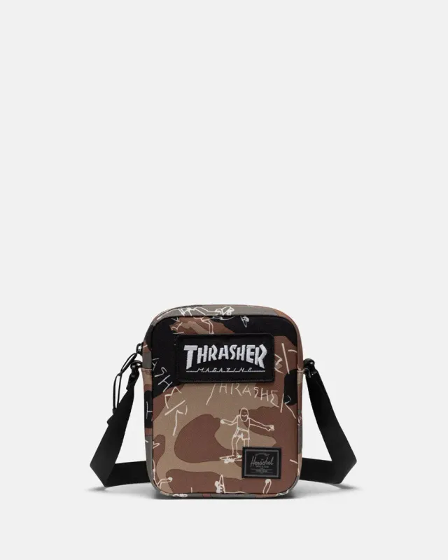 Thrasher Gonz Herschel Heritage crossbody veske woodland camo