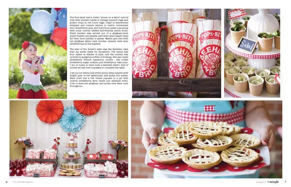 Stampington Mingle Spring 2012 blad selskapsplanlegging vår