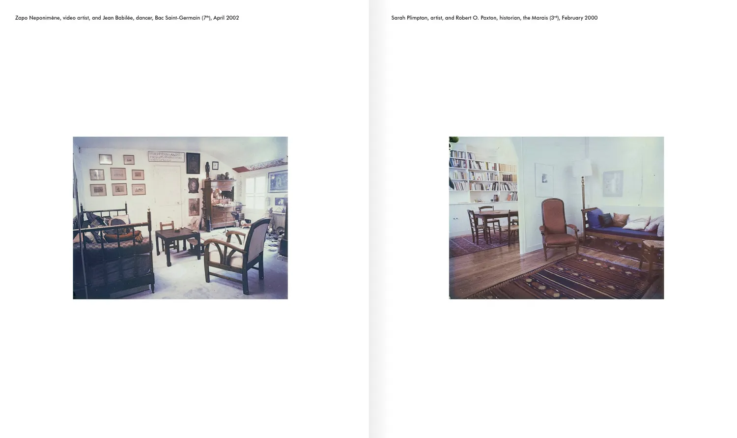 Apartamento Paris Living Rooms Dominique Nabokov bok – stuer