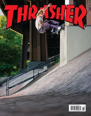 Thrasher Magazine mai 2026 bladet enkeltnummer intervju