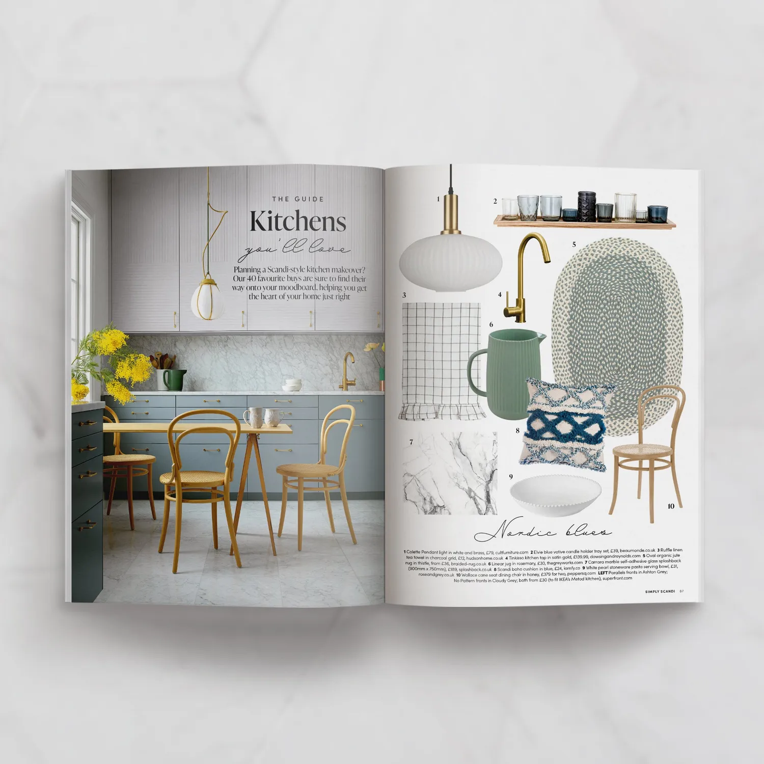 Simply Scandi Vol 5 Spring 2022 papirblad vår