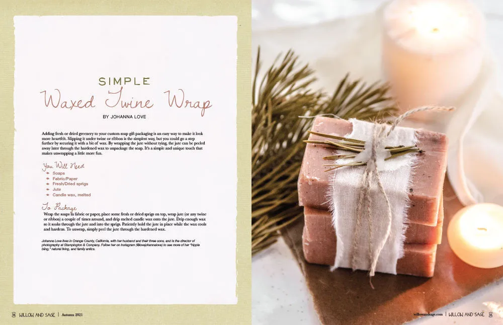 Stampington Willow and Sage Autumn 2021 blad