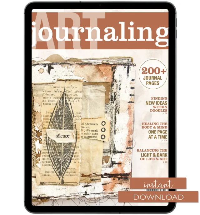 Stampington Art Journaling Winter 2020 blad PDF journal
